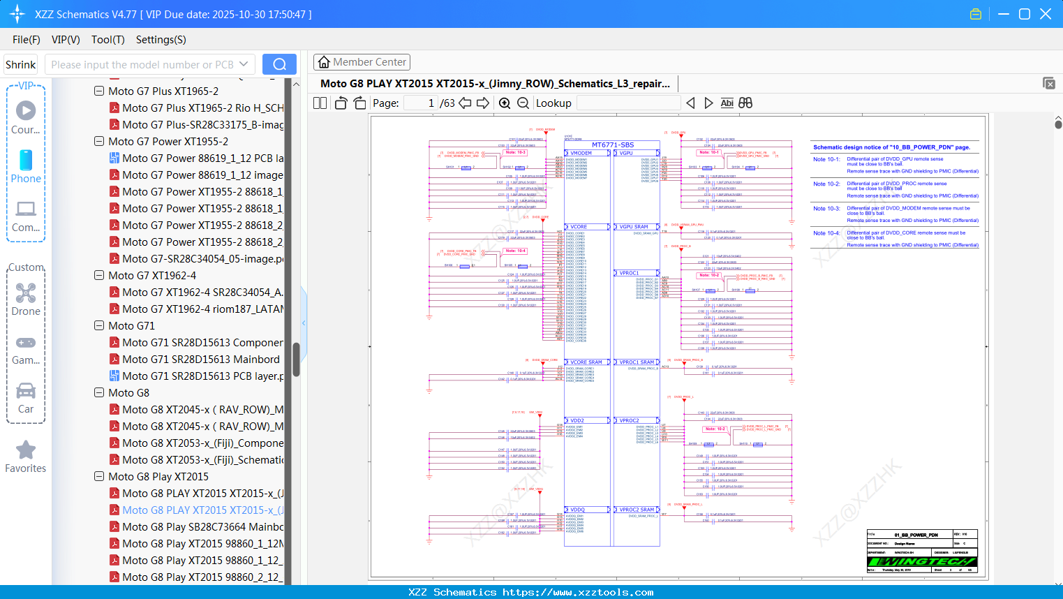 Motorola Moto G8 PLAY XT2015 XT2015-x_(Jimny_ROW)_Schematics_L3_repair